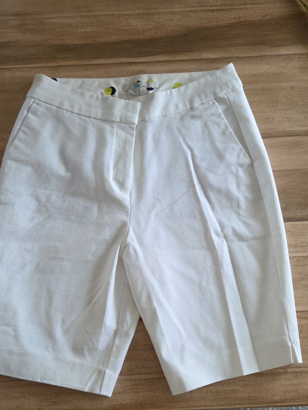 Boden White Shorts